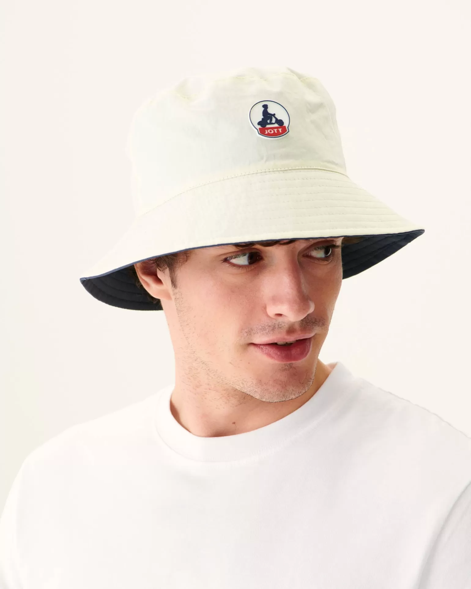Accessoires*JOTT Bob Reversible Bicolore Ecru Star 895 Off-White