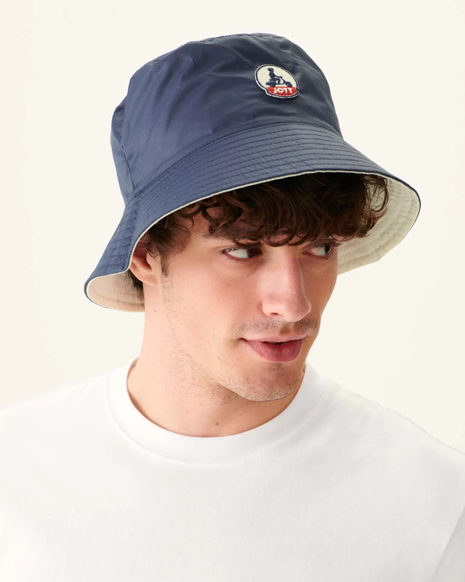 Accessoires*JOTT Bob Reversible Bicolore Ecru Star 895 Off-White