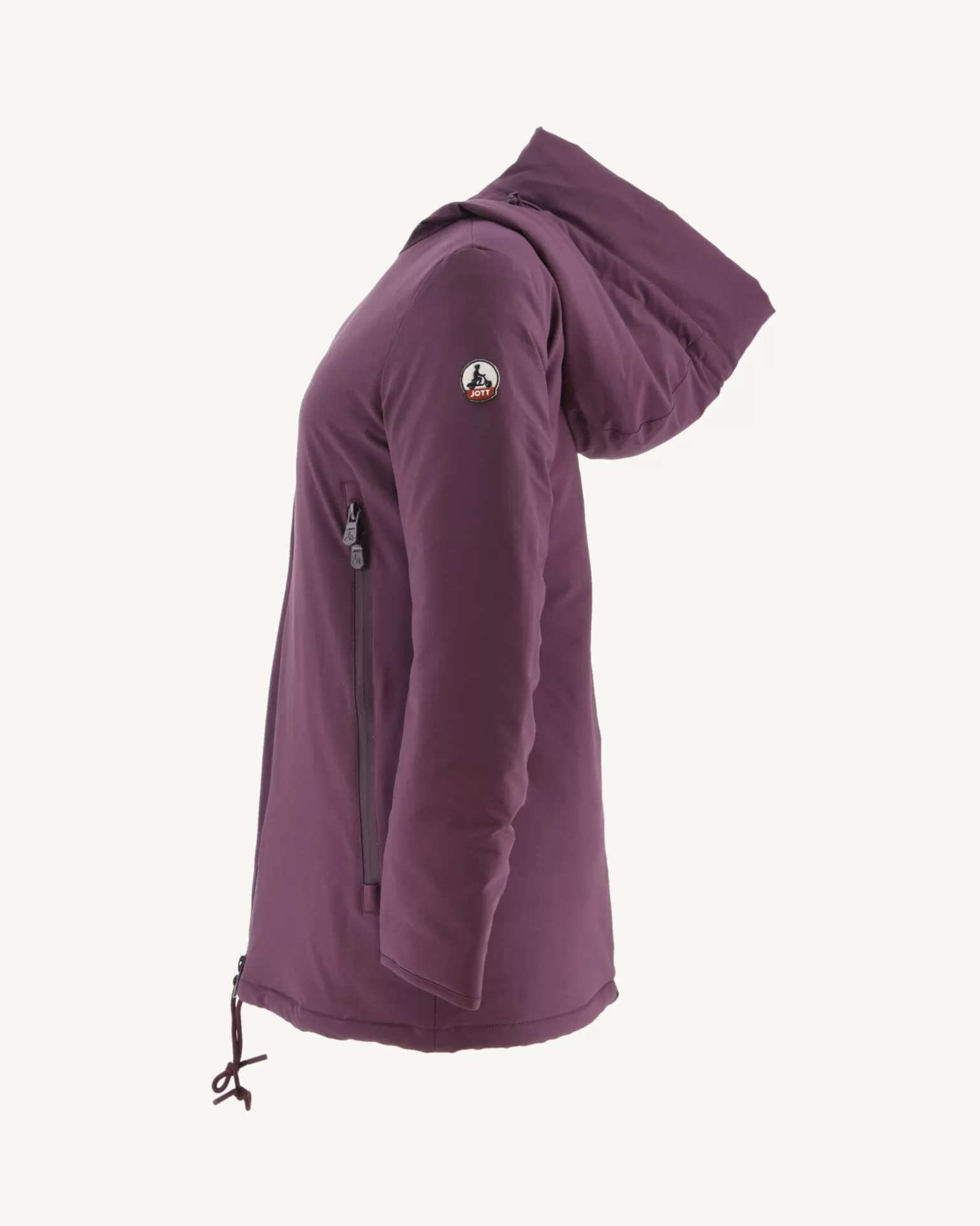 Doudounes & Vestes*JOTT Doudoune A Capuche Aubergine Siberie 461 Aubergine