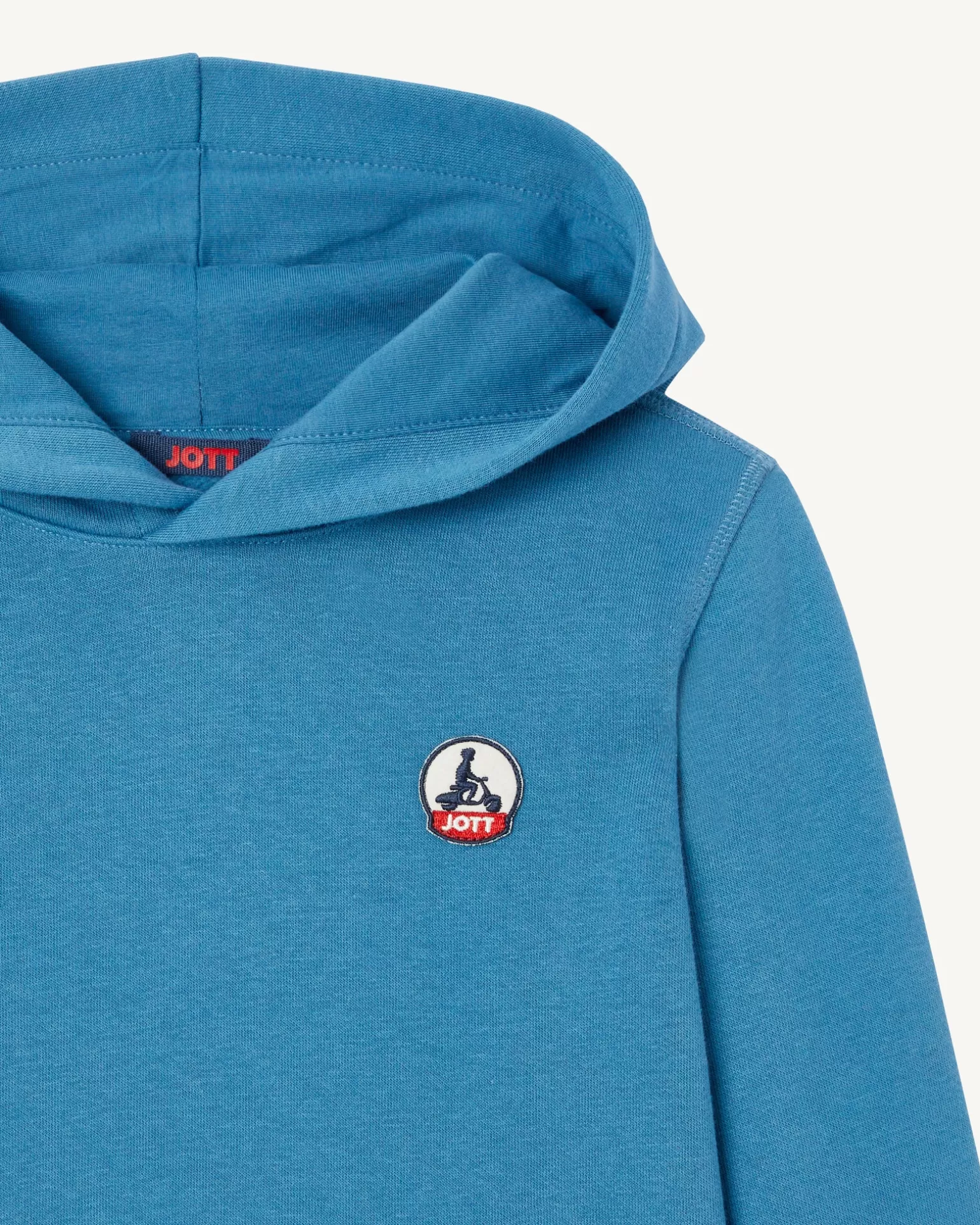 Vêtements*JOTT Sweat A Capuche Enfant En Coton Biologique Bleu Jeans Bilbao 140 Blue Jeans