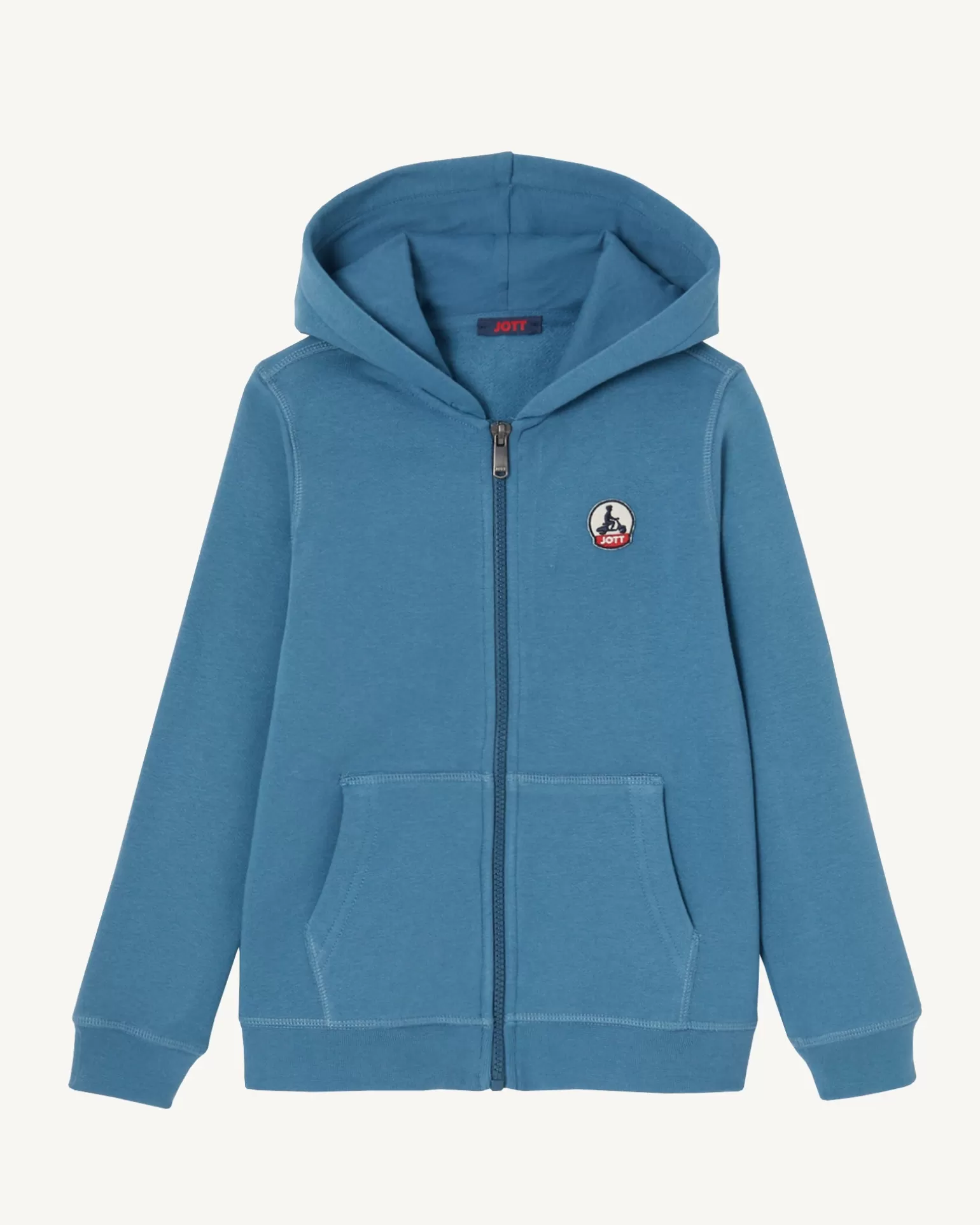 Vêtements*JOTT Sweat A Capuche Enfant En Coton Biologique Bleu Jeans Tijuana 140 Blue Jeans