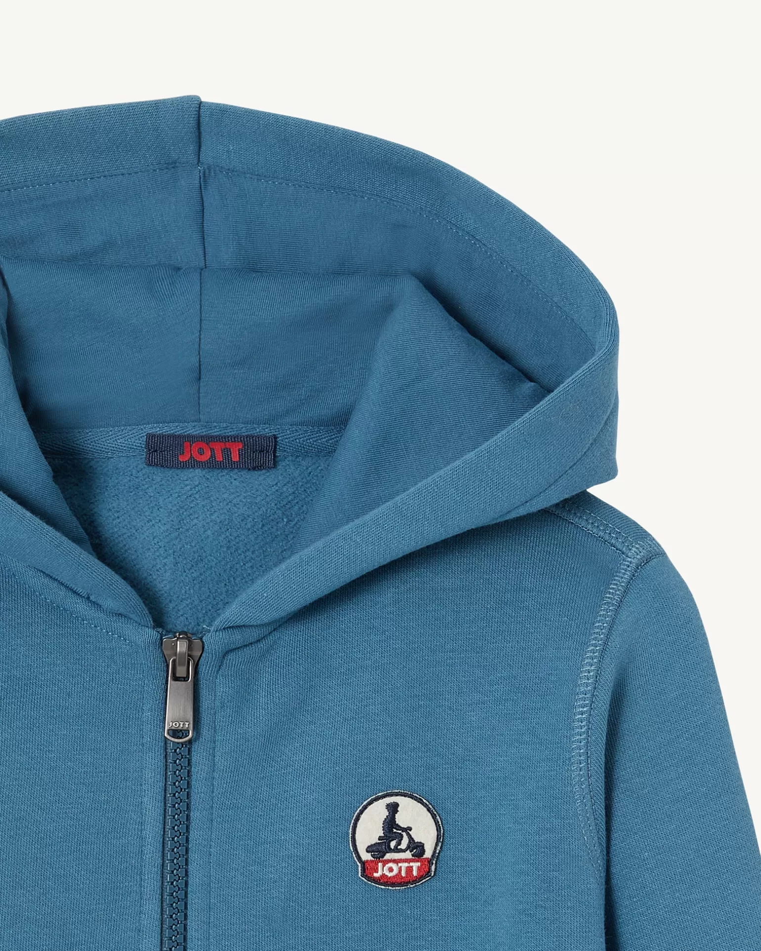 Vêtements*JOTT Sweat A Capuche Enfant En Coton Biologique Bleu Jeans Tijuana 140 Blue Jeans