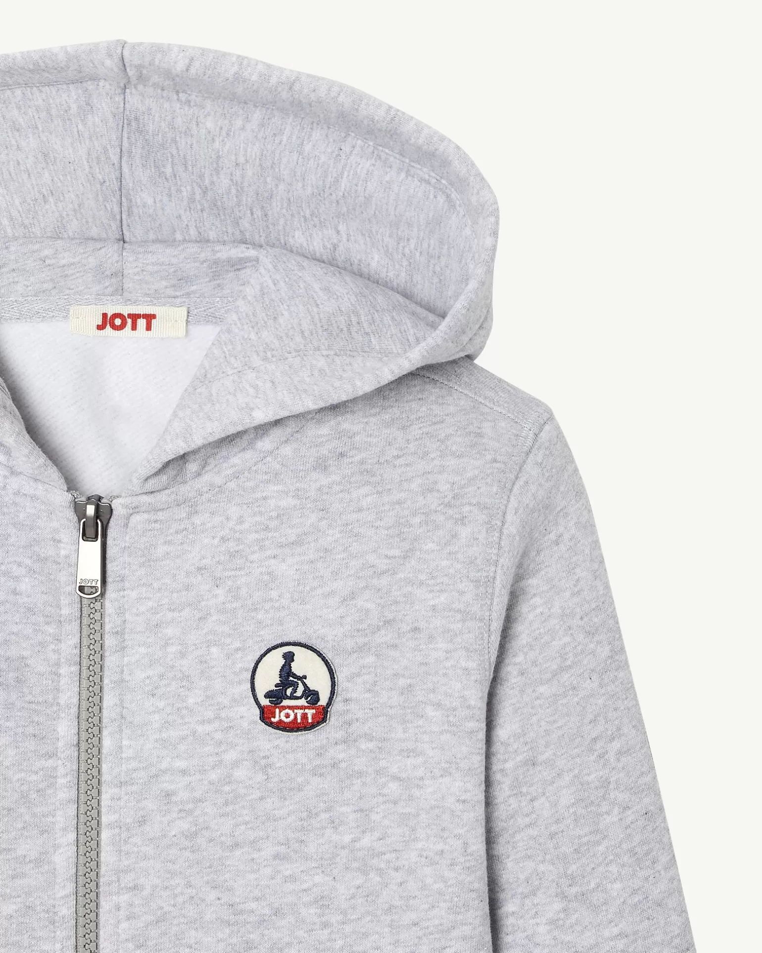 Vêtements*JOTT Sweat A Capuche Enfant En Coton Biologique Gris Chine Tijuana 514 Gris Chine