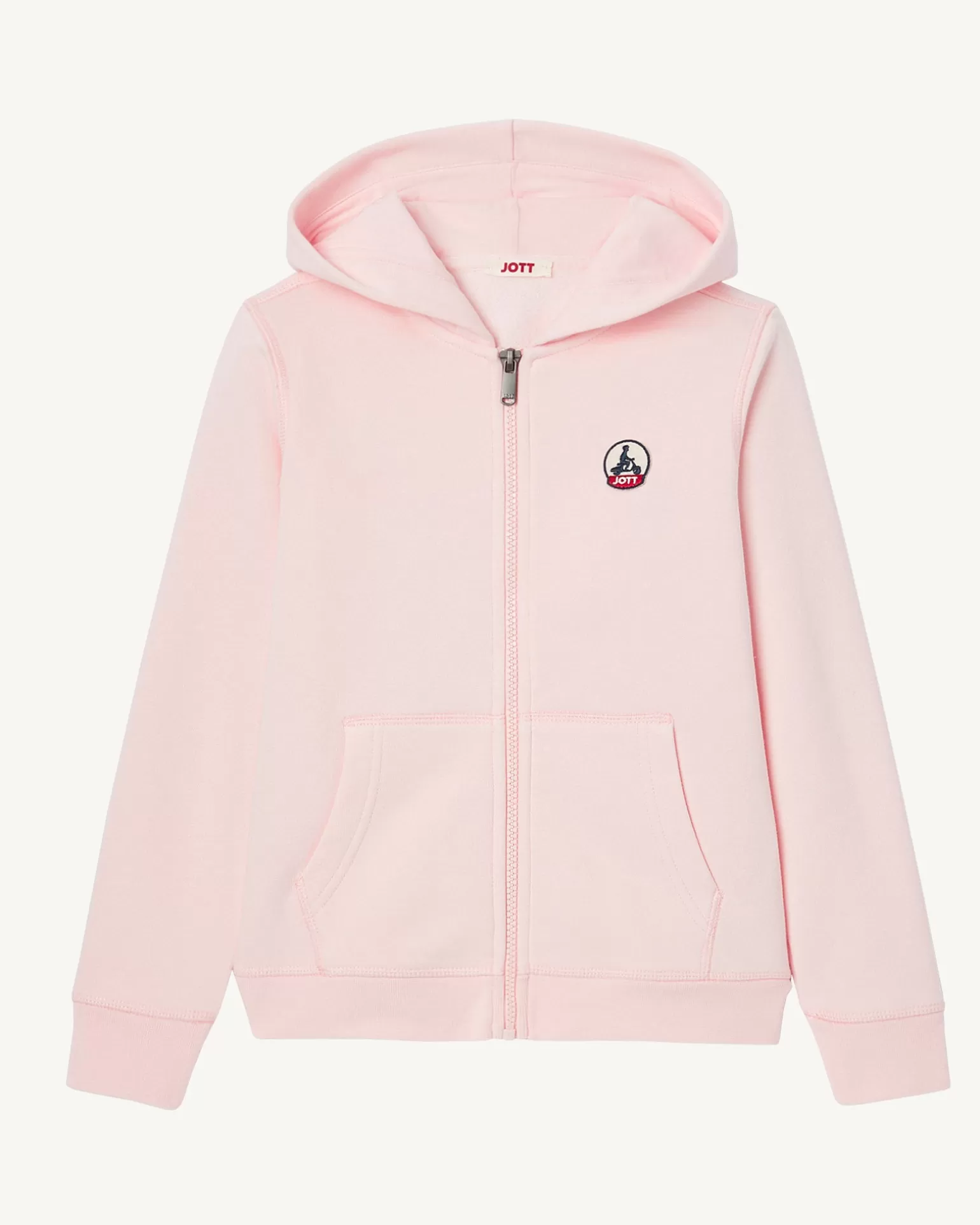 Vêtements*JOTT Sweat A Capuche Enfant En Coton Biologique Rose Clair Tijuana 463 Soft Pink