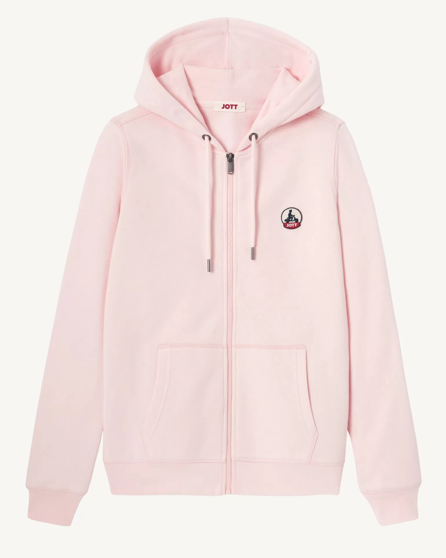 Vêtements*JOTT Sweat A Capuche Femme En Coton Biologique Rose Clair Oaxaca 463 Soft Pink