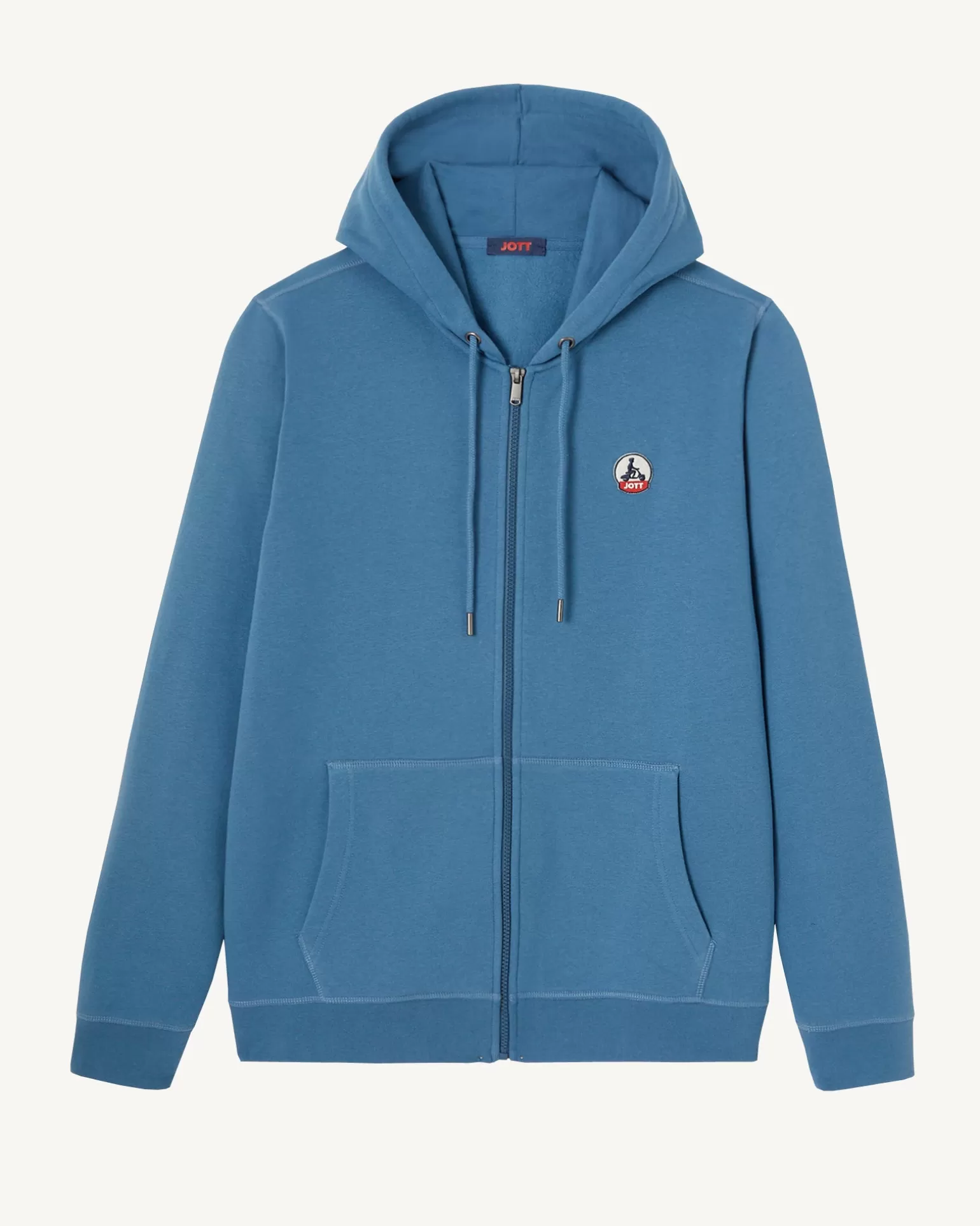 Vêtements*JOTT Sweat A Capuche Homme En Coton Biologique Bleu Jeans Mexico 140 Blue Jeans