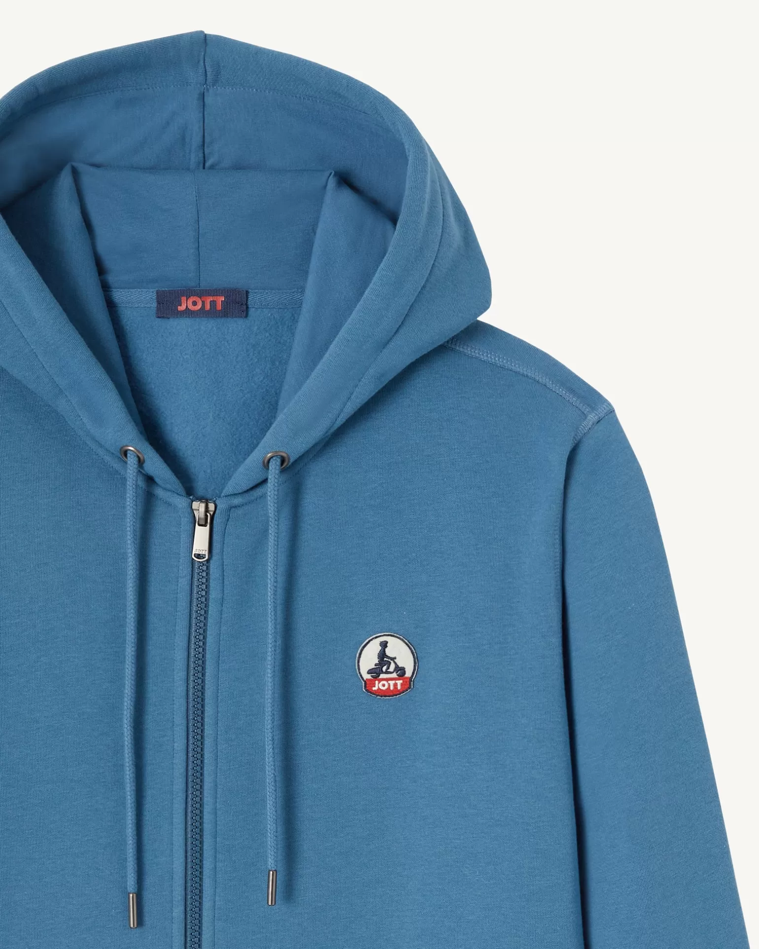 Vêtements*JOTT Sweat A Capuche Homme En Coton Biologique Bleu Jeans Mexico 140 Blue Jeans