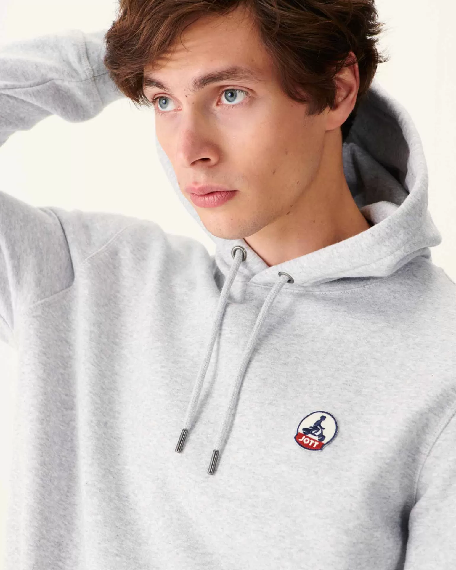 Vêtements*JOTT Sweat A Capuche Homme En Coton Biologique Gris Chine Mataro 514 Gris Chine
