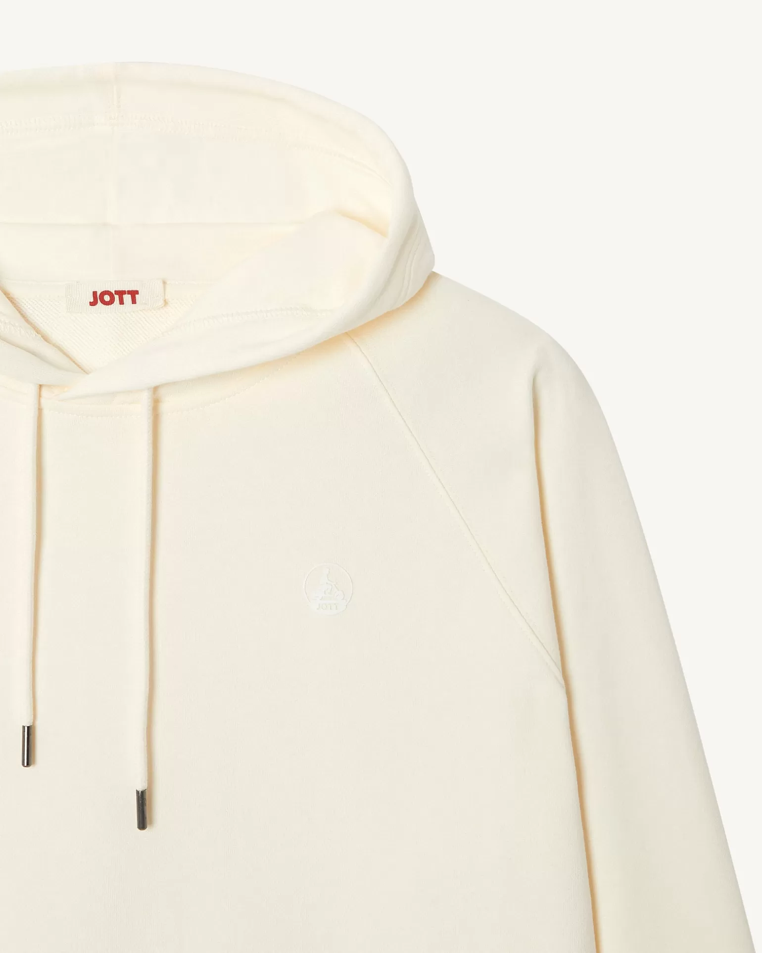 Vêtements*JOTT Sweat Homme En Coton Biologique Ecru Bispo 895 Off-White