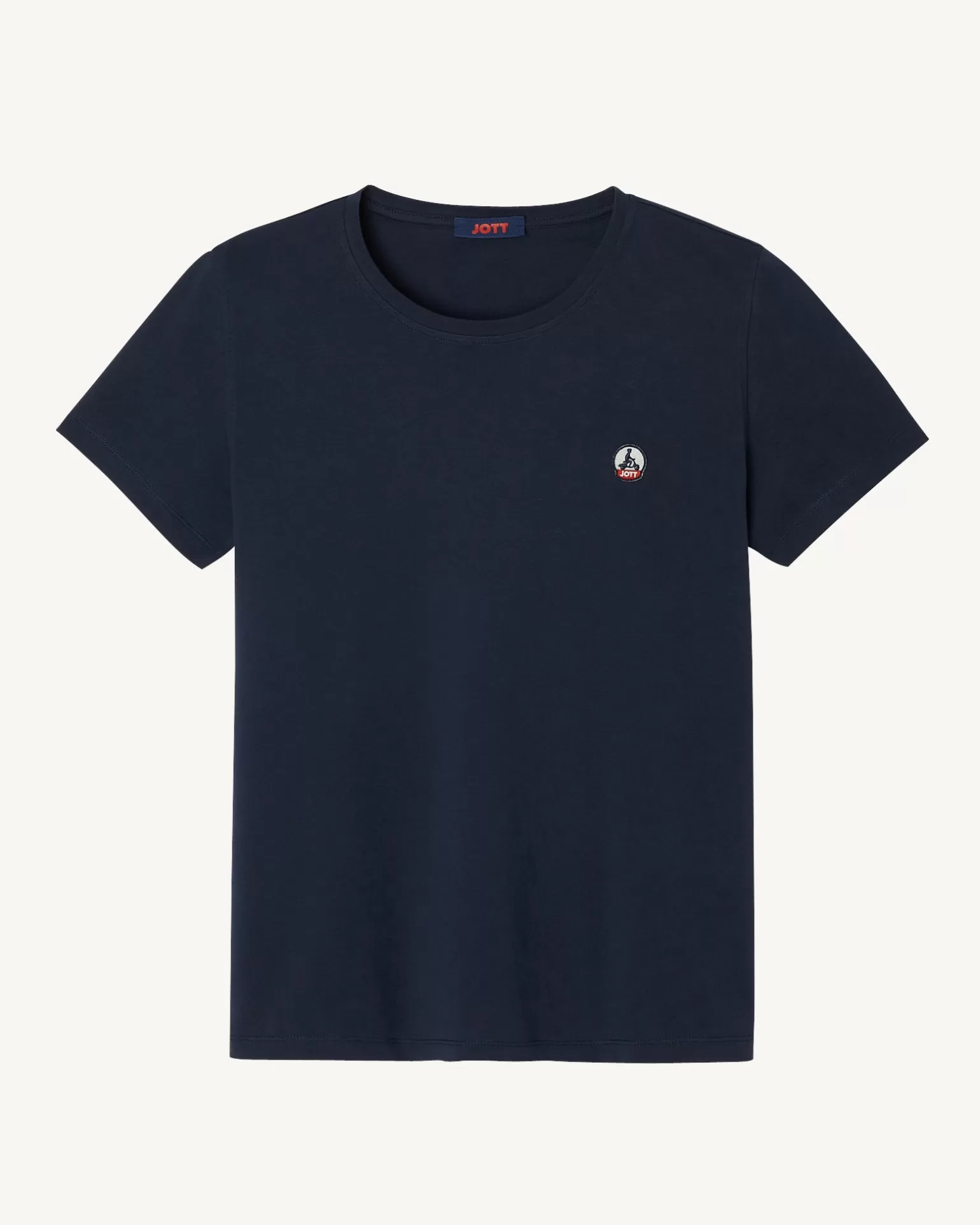 Vêtements*JOTT T-Shirt A Col Rond Femme En Coton Biologique Marine Rosas 104 Navy