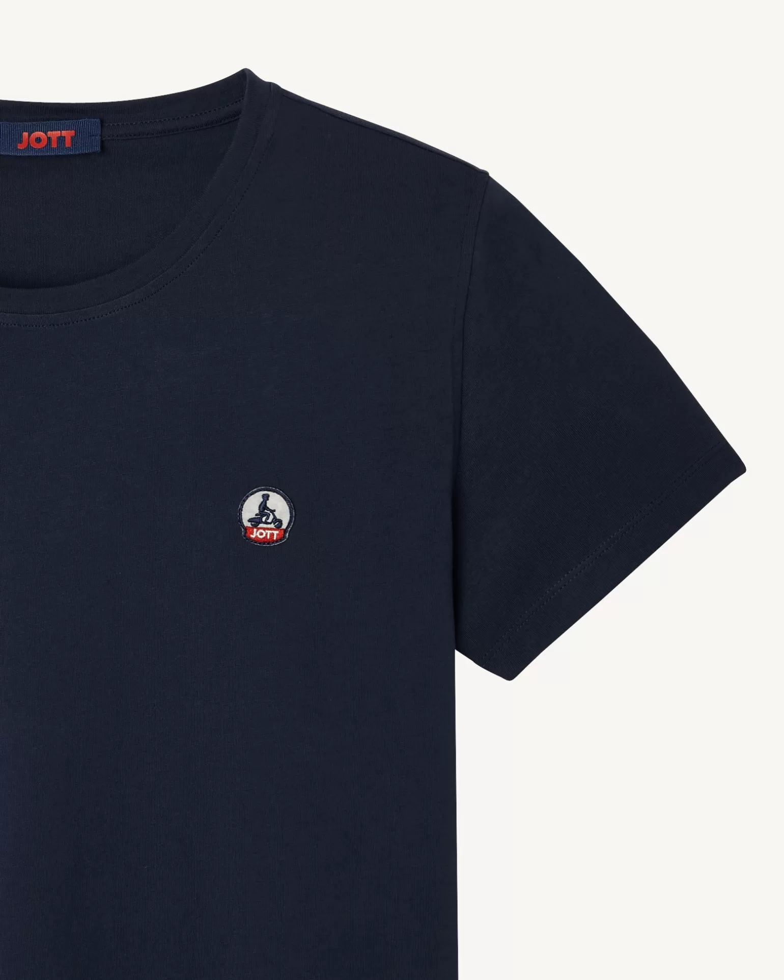 Vêtements*JOTT T-Shirt A Col Rond Femme En Coton Biologique Marine Rosas 104 Navy
