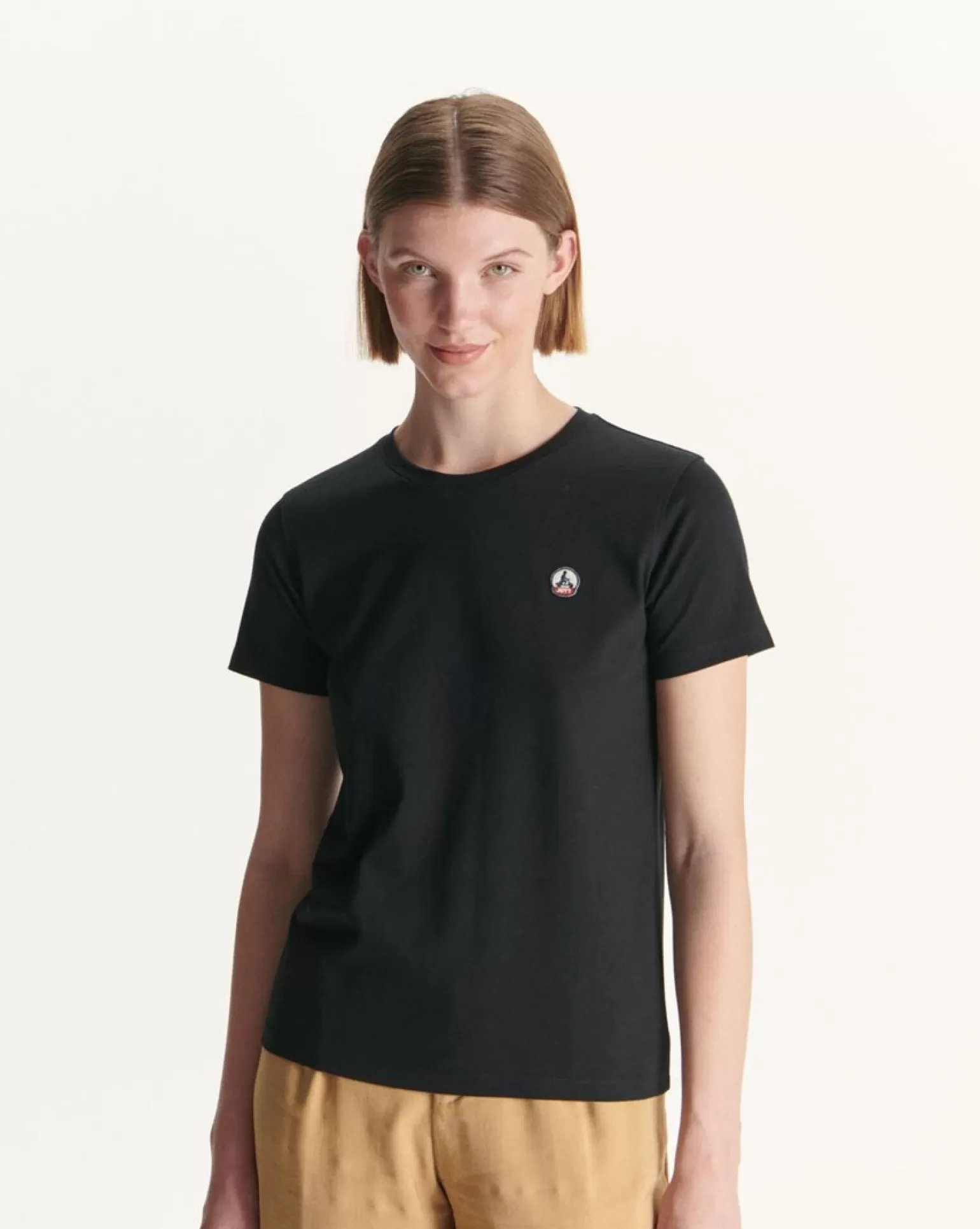 Vêtements*JOTT T-Shirt A Col Rond Femme En Coton Biologique Noir Rosas 999 Black
